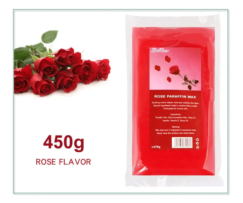 450g/200g Lavender Moisturizing Hands And Feet Mask Peel Off SPA Care Paraffin 1/3Pcs Paraffin Nourishing Hands Restores Gloss