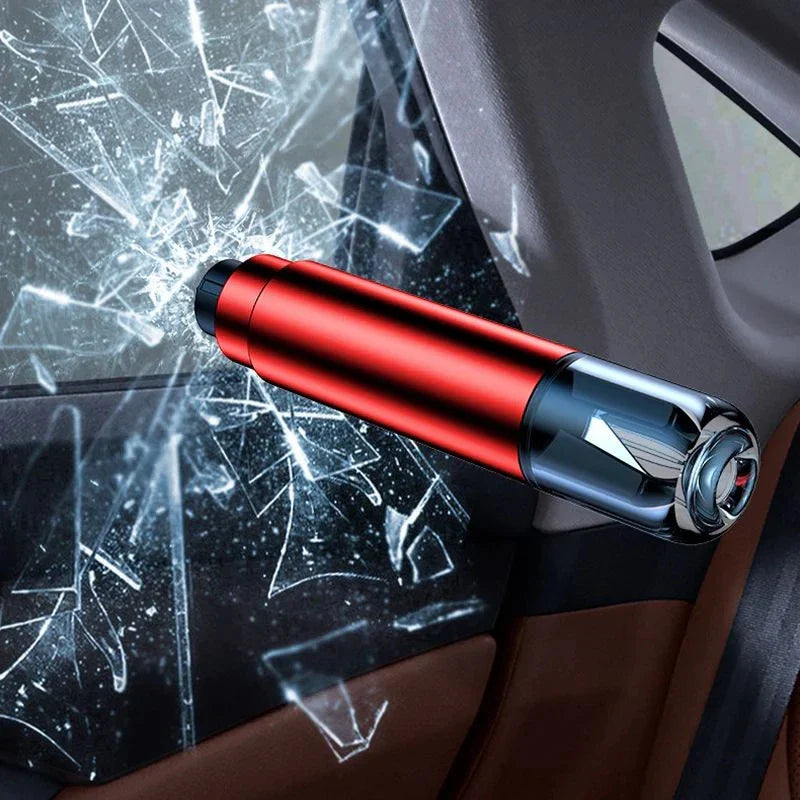 2-in-1 Emergency Rescue Safety Hammer Mini Emergency Car Escape Tool Multifunctional Portable Window Breaker Seat Belt Cutter