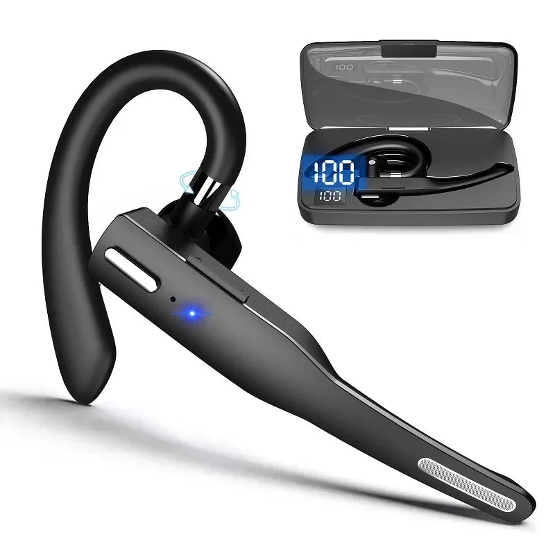 Wireless Bluetooth Headphones With Microphon Earphone ENC Noise Cancelling Handsfree Talking Headset Driving Auriculares Busines