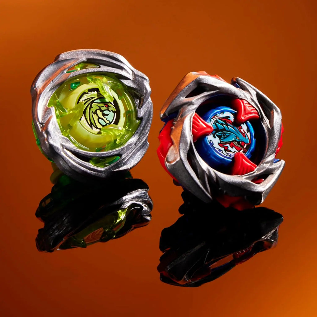 Drop Attack Battle Set with Stadium, 2 Spinning Tops & Launchers, Ages 8+ - Exciting Game Toys