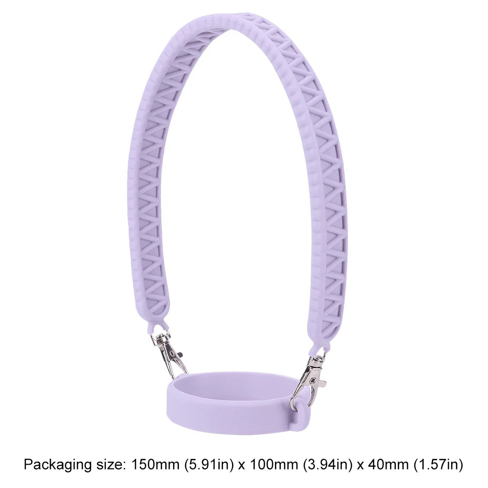 40oz Neoprene Water Bottle Carrier Bag For Stanley Quencher Cup Sleeve with Adjustable Shoulder Strap Water Bottle Holder Pouch