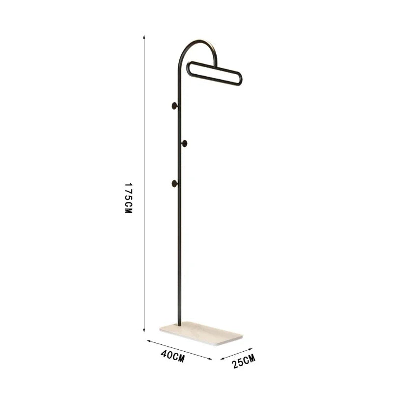 Household Clothes Hanger Floor-standing Bedroom Simple Clothes Hanger Clothes Rack Popular Coat Rack Clothes Hanger Storage
