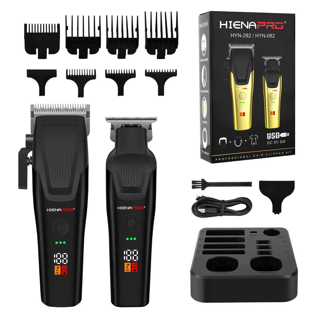 Professional Cordless Men's Barber Kit Electric Hair cutter hair Trimmer Machine Hair Cutting Machine Clipper gift for men