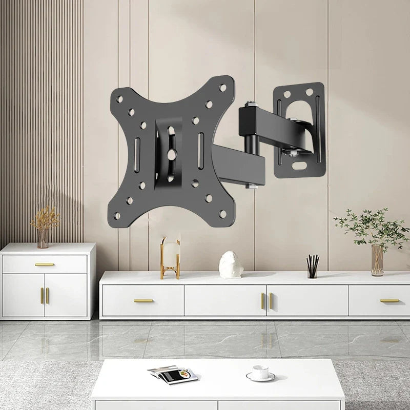 Adjustable TV Mounts Wall Mount Bracket Supports 10"-32" LED/LCD TVS,Holds Up to 10kg, VESA 100*100, Home Office Use TV Stand