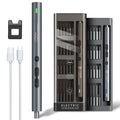 62/6 in 1 Electric Screwdriver Set Precision Handle Portable Power Tool Kits Wireless Cordless Small Bits for Phone Watch Repair