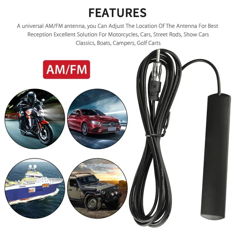 Car Radio FM Antenna ANT-309 Universal Car DAB Signal Amplifier Amplifier Radio Amplifier Car and Ship Signal Enhancement Device