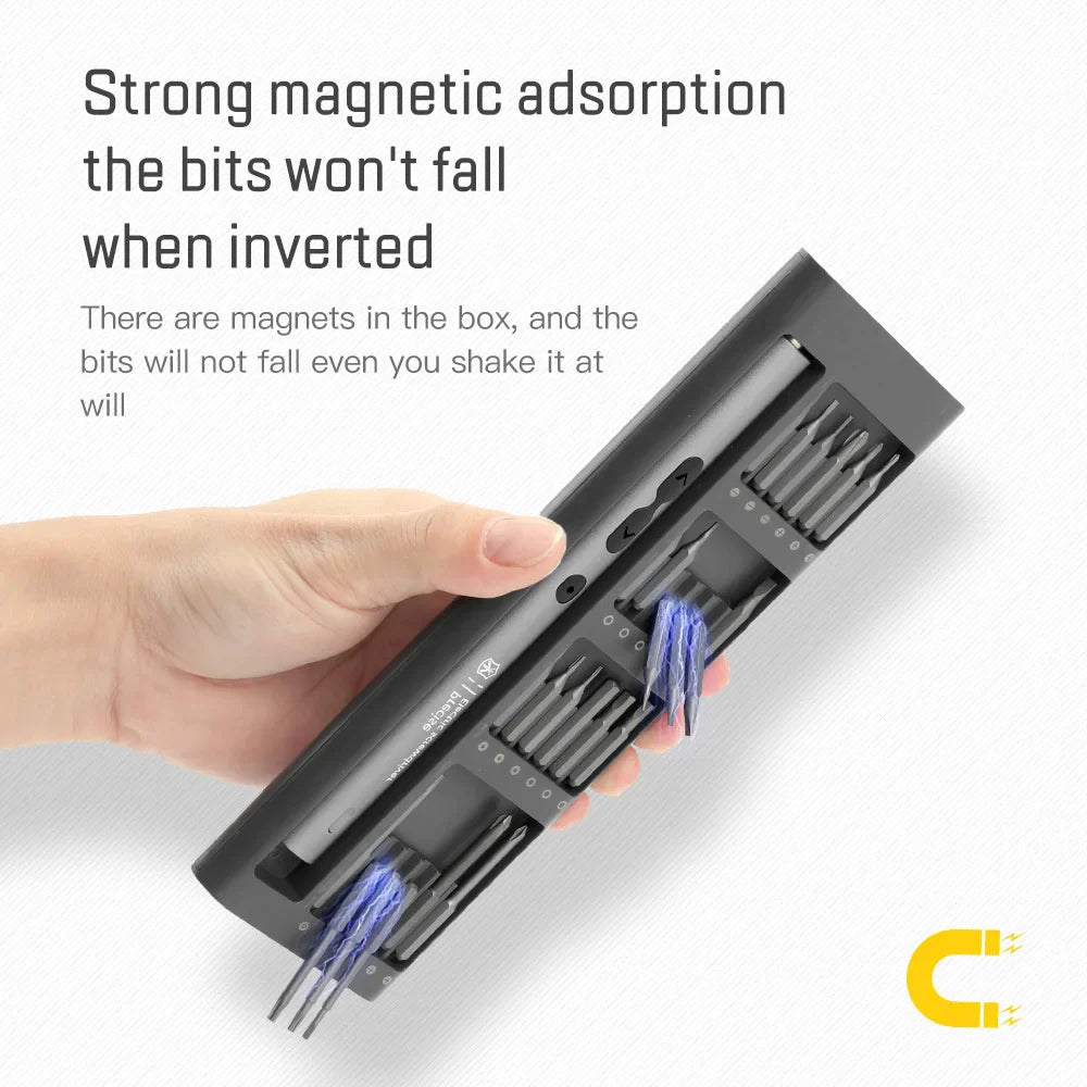 51 in 1 Mini Electric Screwdriver Set Precision Rechargeable Wireless Cordless Kit Magnetic Power Tool Bit for Xiaomi Phone Pen