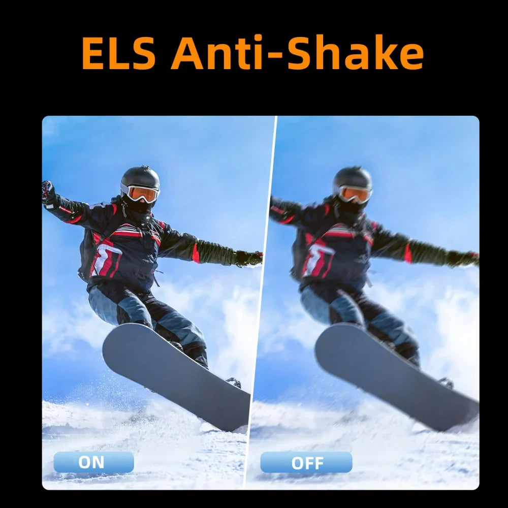 64MP 4K Action Cameras Anti-shake Sports Cam 270° Face Detect Auto Rotative Pocket Camcorder Digital Vlog Camera Video Recorder