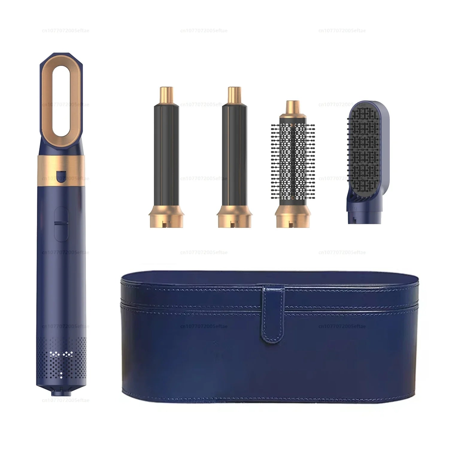 5 In 1 Styling Hair Dryer Electric Comb Negative Ion Professional Automatic Comb Curly Hair Straight Hair Comb Styling Tool