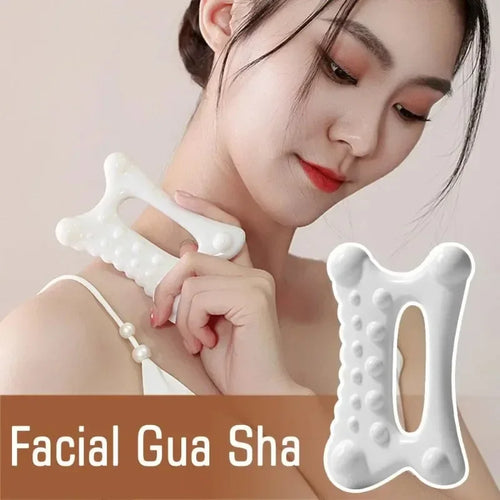 2024 New Facial GuaSha Massage Board Body Skin Care Relaxation Scraper Body Relaxation Fat Guasha Board Face Lift Muscle Relief