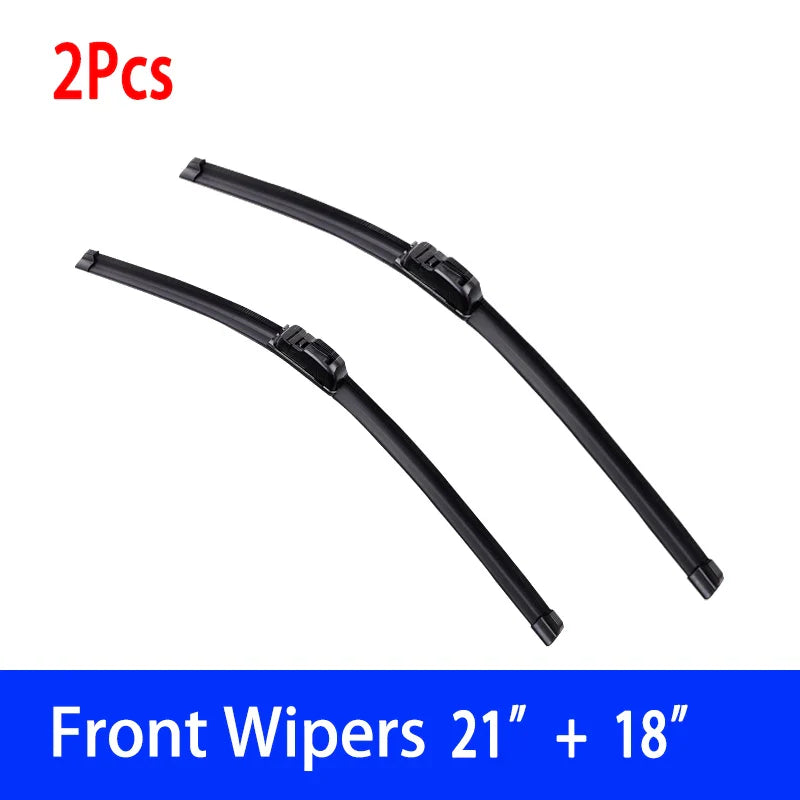 For SUZUKI Swift Hatchback MK2 2005 - 2017 Car Wiper U-type Soft Rubber Boneless Wiper HD Quiet Durable Automotive Wiper 21"+18"