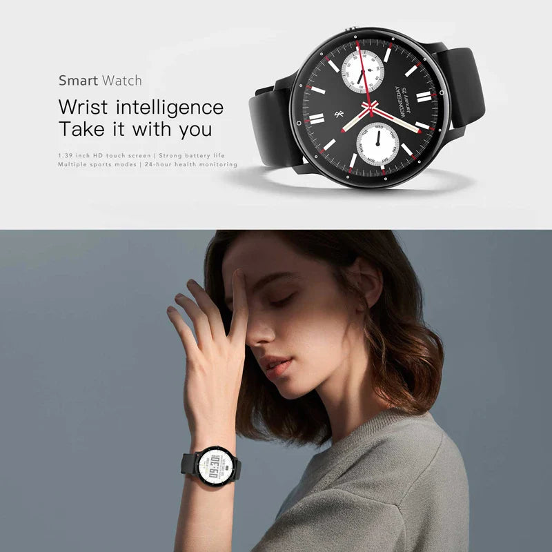 2026 New Ultra-Slim Smart Watch Men 100+ Sports Modes Heart Rate Monitoring AI Voice Assistant Bluetooth Call Smartwatches