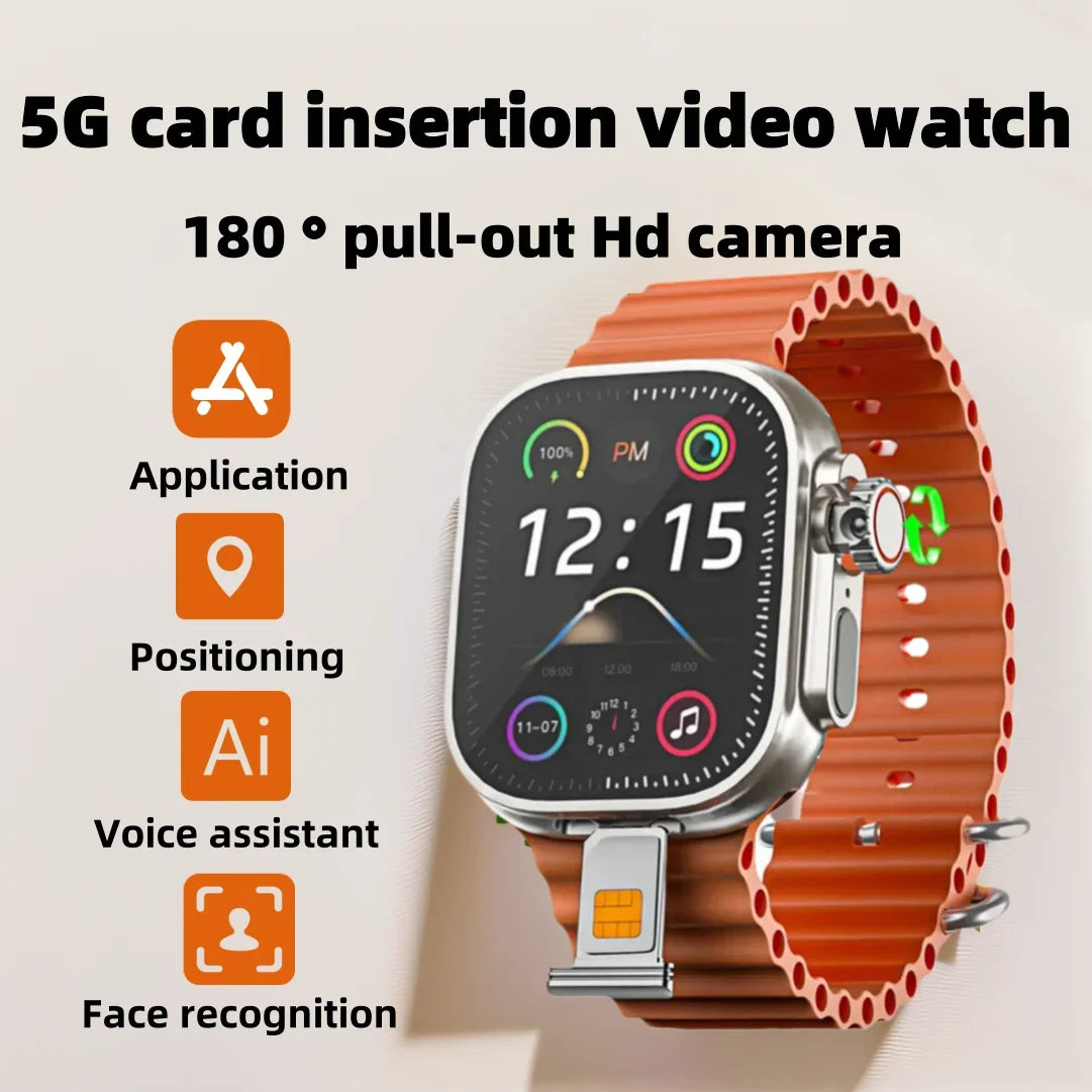S10 Ultra Max Smartwatch 4G Android 10.0 2.2inch Amoled Rotary Camera Video Call GPS WIFI App Download DW99 Smart Watch Men