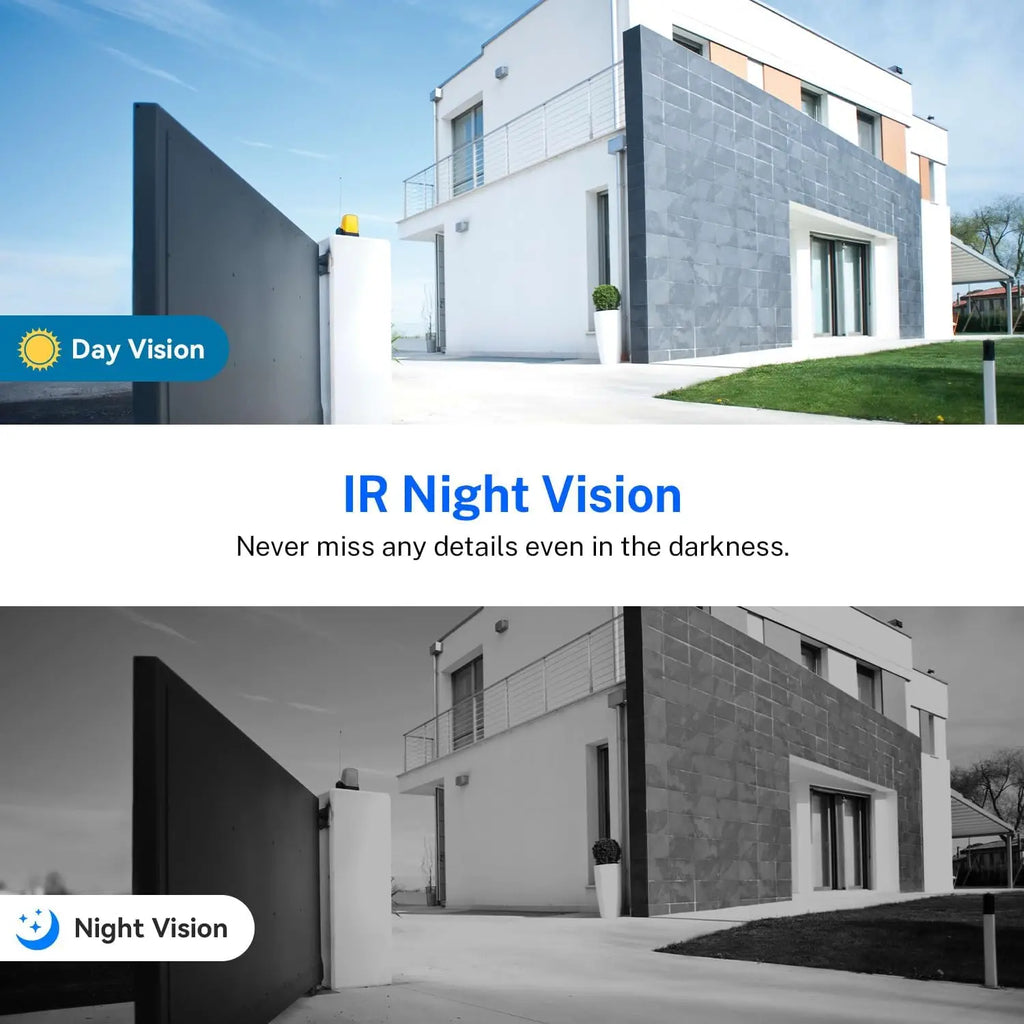 Smart Video Doorbell with AI Detection, 2-Way Audio, Night Vision, and Cloud Storage for Home Security