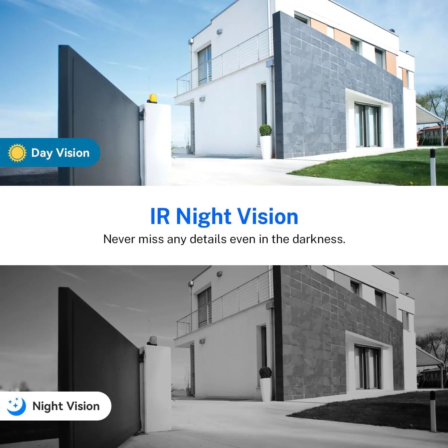 Smart Video Doorbell with AI Detection, 2-Way Audio, Night Vision, and Cloud Storage for Home Security