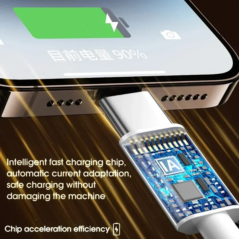 3/1PCS Quick Charging Cable 120W 10A USB A To Type C Fast Charger High-speed Data Transfer Wire Cords for Samsung Xiaomi Huawei