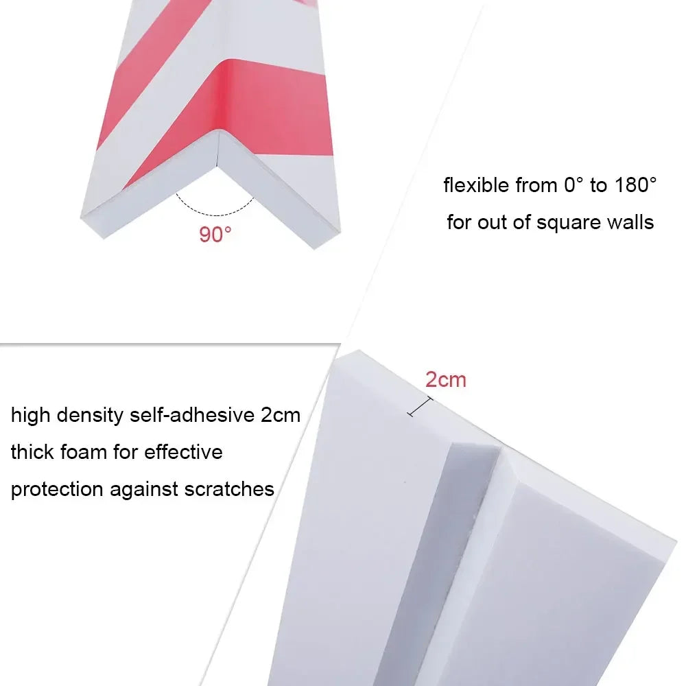 Car Anti-collision EVA Corner Guard Garage Corner Wall Protector Foam Anti-collision Buffer Parking Anti-scratch Protector