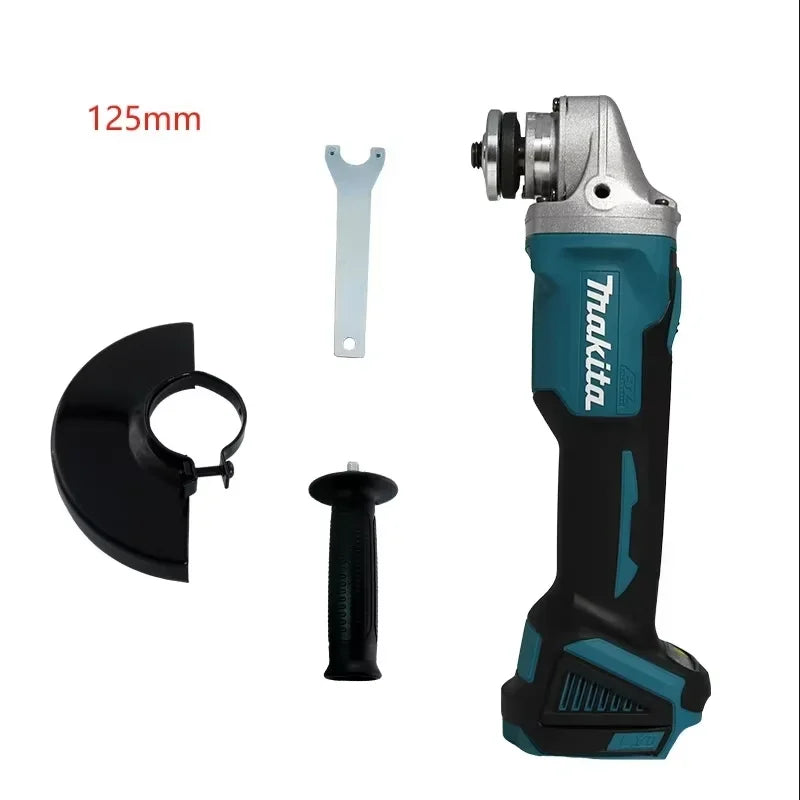 Original Makita DGA404 18V Brushless Electric Angle Grinder  Cordless Grinder Metal Wood Grinding Polishing Cutting Power Tool