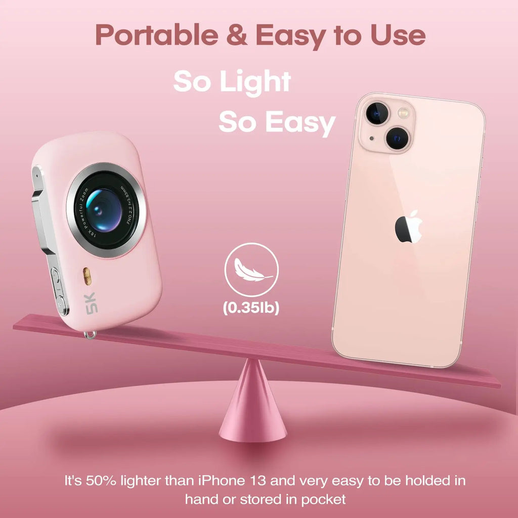 5K 80MP Digital Photography Camera For Selfie 18X Vlog Video Recorder 4K Camcorder Youtube Live Stream Webcam WIFI APP Control
