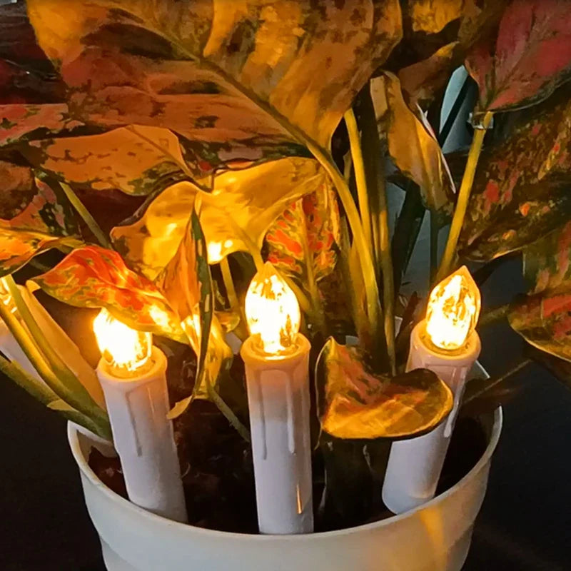 200 hours Realistic Flickering LED Candle Remote Timer for Christmas Gift Home Decor Centerpiece Wedding Artificial Flameless