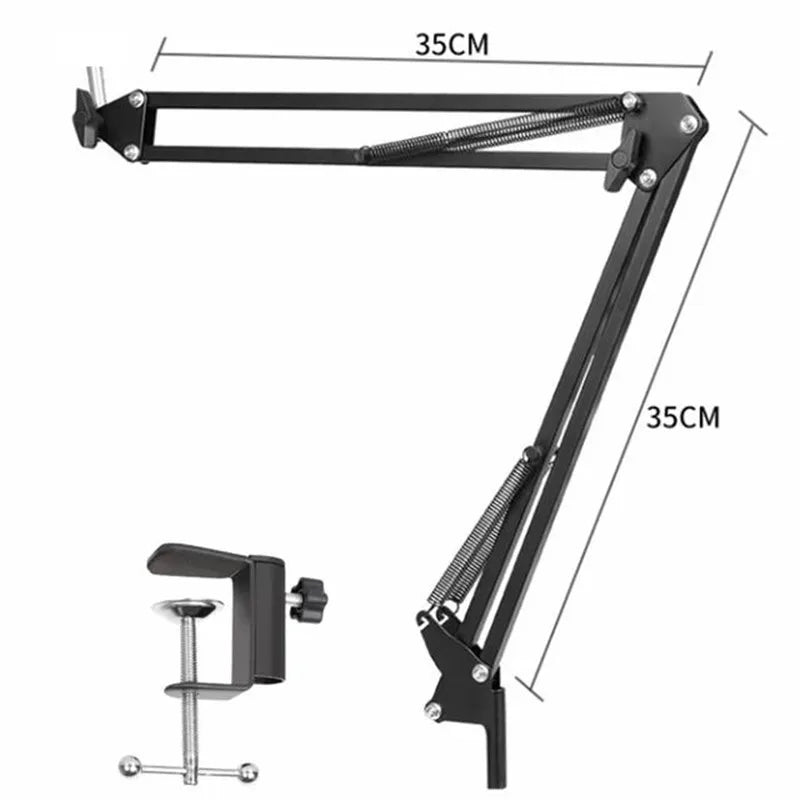 Flexible Arm Overhead Tripod for Phone Desktop Cellphone Bracket for Video Shooting Table Mobile Mount for Filming Recording