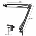 Flexible Arm Overhead Tripod for Phone Desktop Cellphone Bracket for Video Shooting Table Mobile Mount for Filming Recording