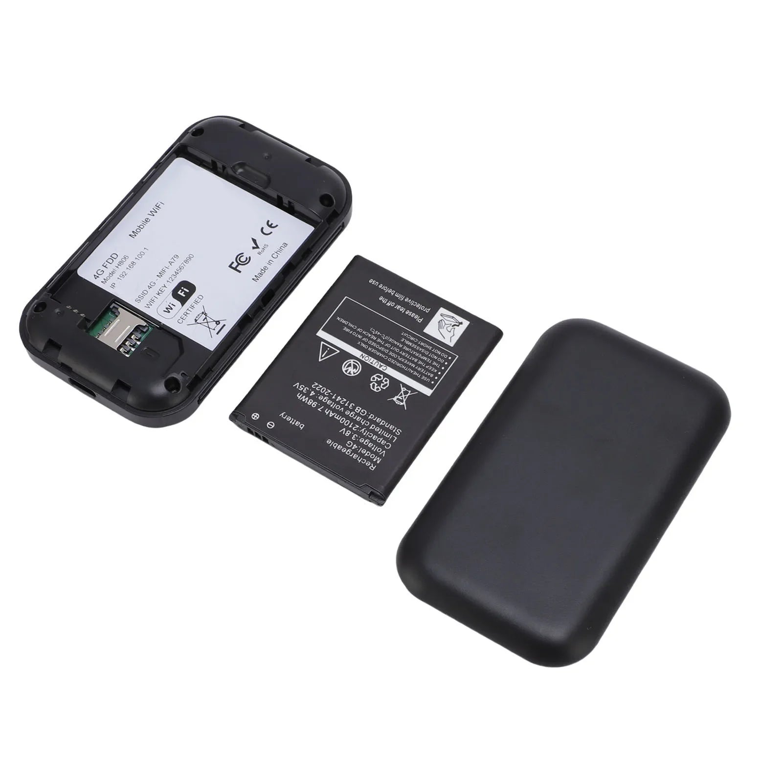 4G 5G WiFi Hotspot Supports 10 Connected Devices LTE Mobile Router for Travel 300Mbps High Speed SIM Card Slot Color LED Display