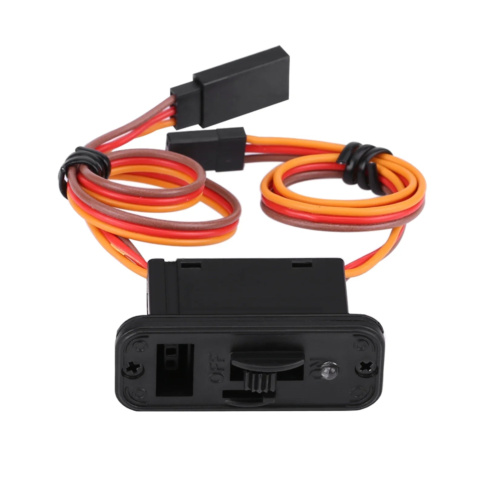 RC Switch Connectors Heavy Duty RC Switch with LED Display JR RC On Off Connectors Accessory for Receiver Accessories 6-12V 12A