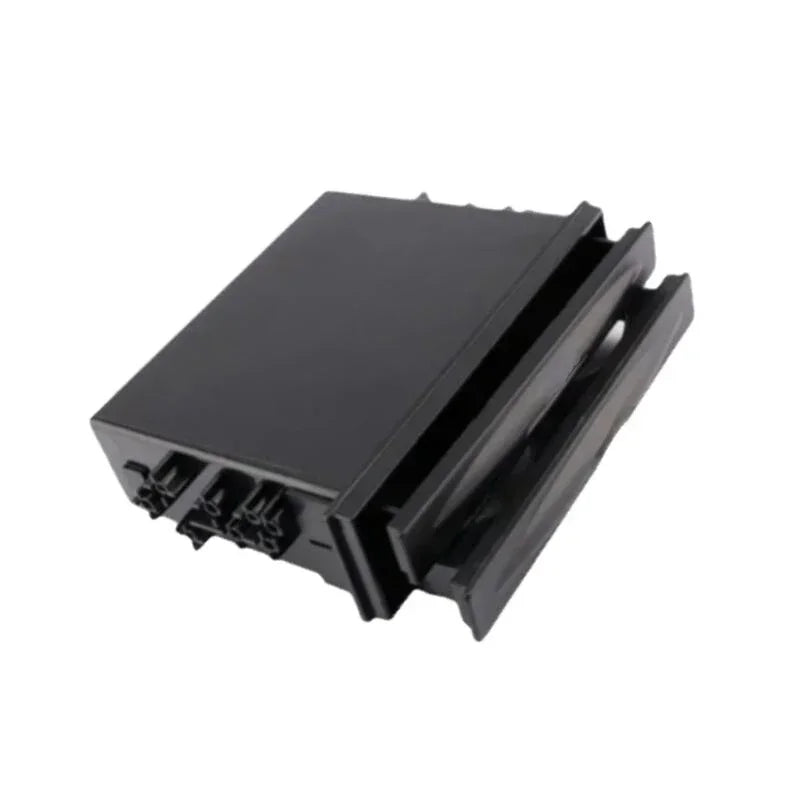 Universal Car Double Radio Pocket Kit Drink Cup + Box Layer Double Drawer Box Multi-purpose Storage Box Holder