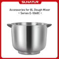 SUNATUR 8L Dough Mixer Bowl Accessory,Only applicable to E-1068C,only Accessory, no main unit included