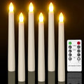 20cm LED Table Light With Timer Remote Flameless Electronic Taper Candle Light for Party Wedding Home Decor Flashing Lamp