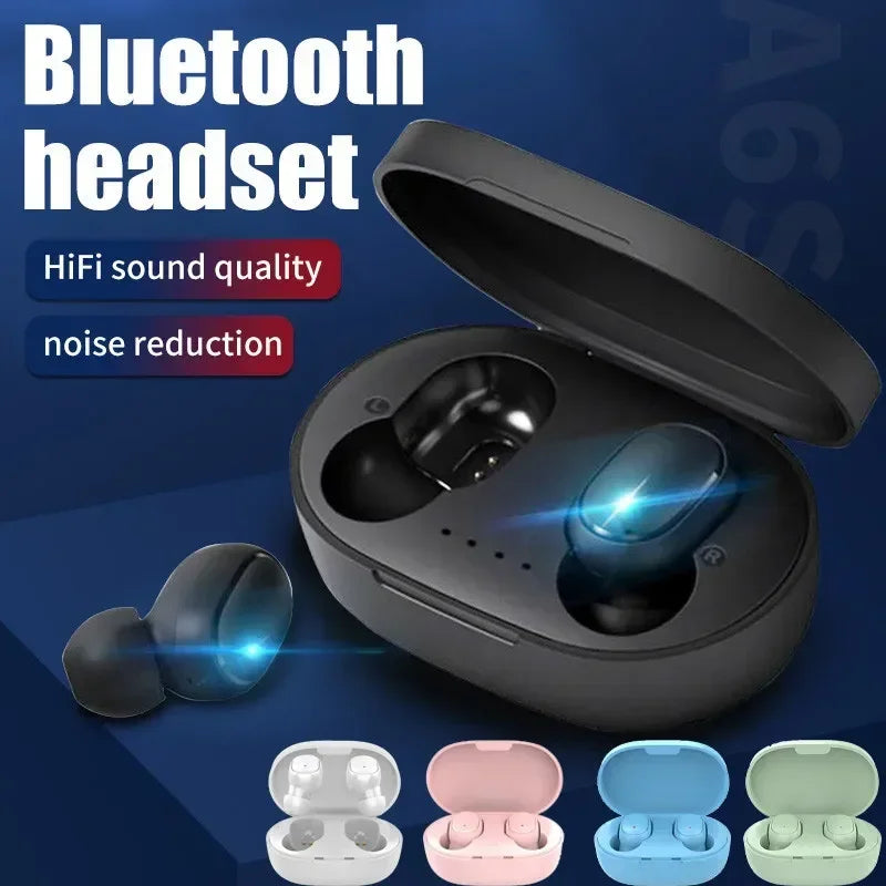 A6S original TWS Wireless bluetooth headset 5.0 Earphone sport Earbuds Headset With Mic For Xiaomi Samsung Huawei LG smartphone