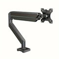 Single Monitor Mount for 13″–32″ Screens, Height Adjustable Monitor Arm with C-Clamp & Grommet Base, Home Office Monitor Stand