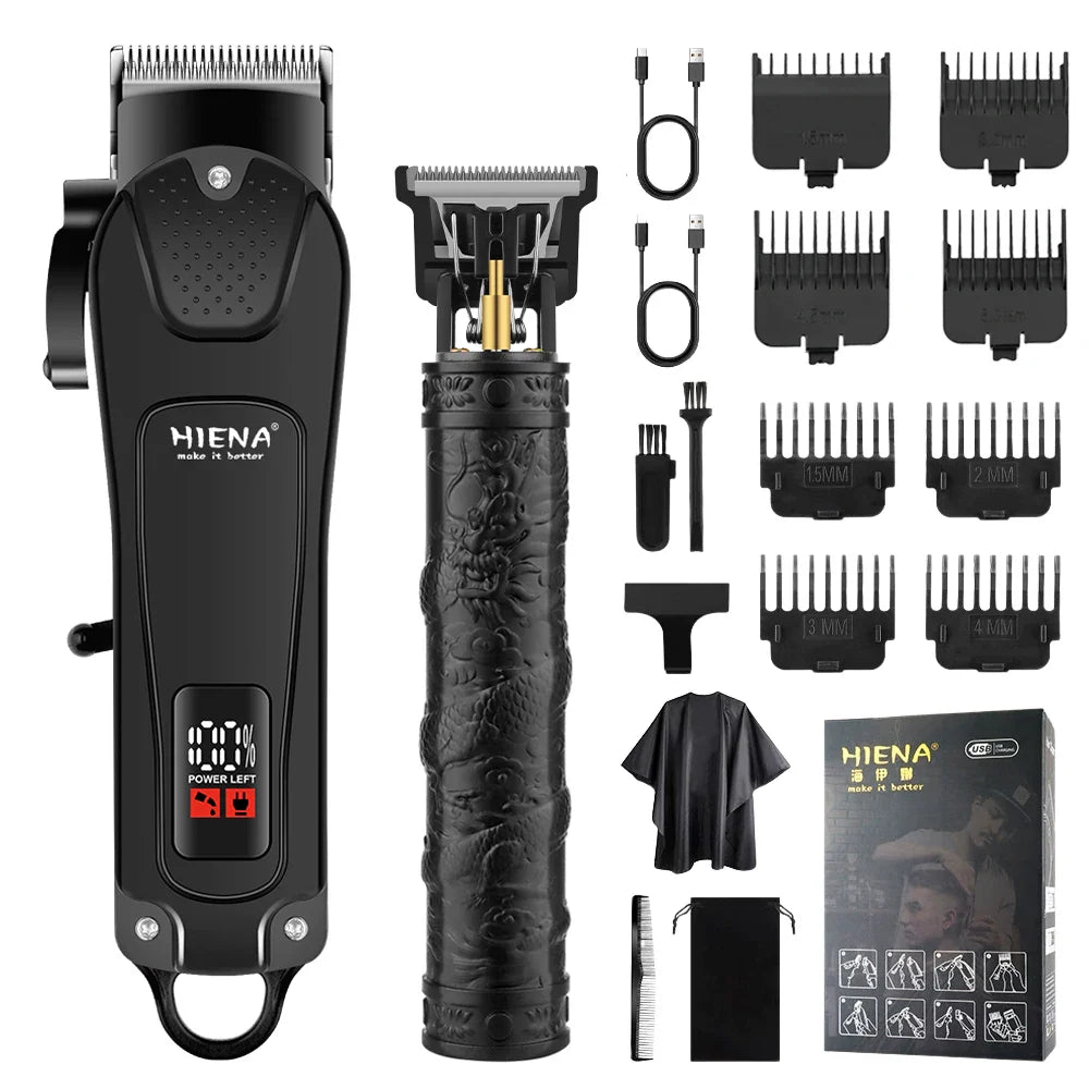 Hair Trimmer New Professional Cutting Machine Electric Shaver Hair Trimmers With LCD Display Men's Hair Clipper