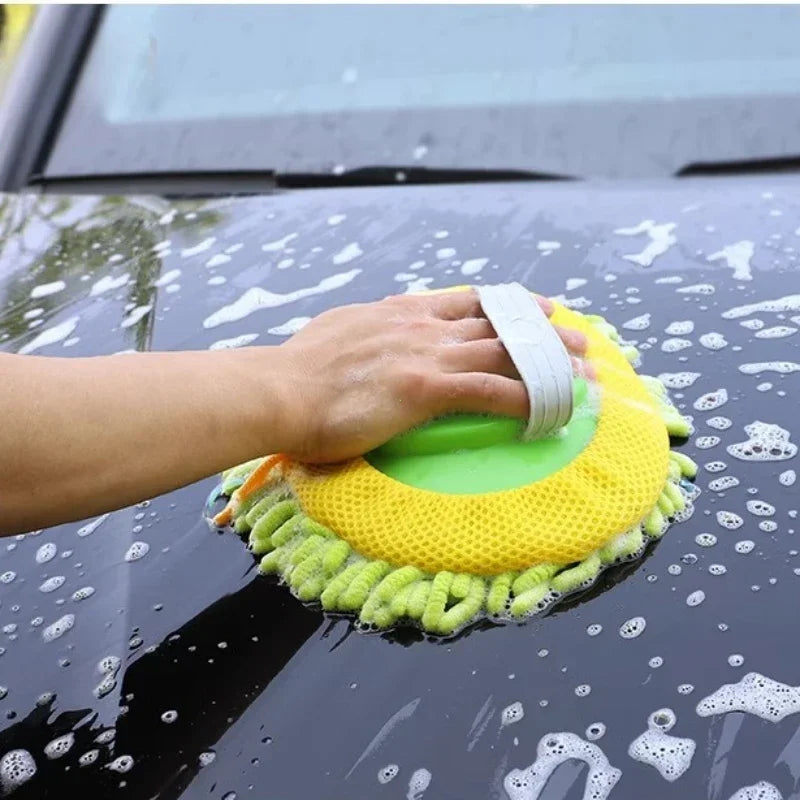 Car Cleaning Brush Detailing Long Handle Super Absorbent Car Wash Brush Telescoping Adjustable Cleaning Mop Auto Accessories