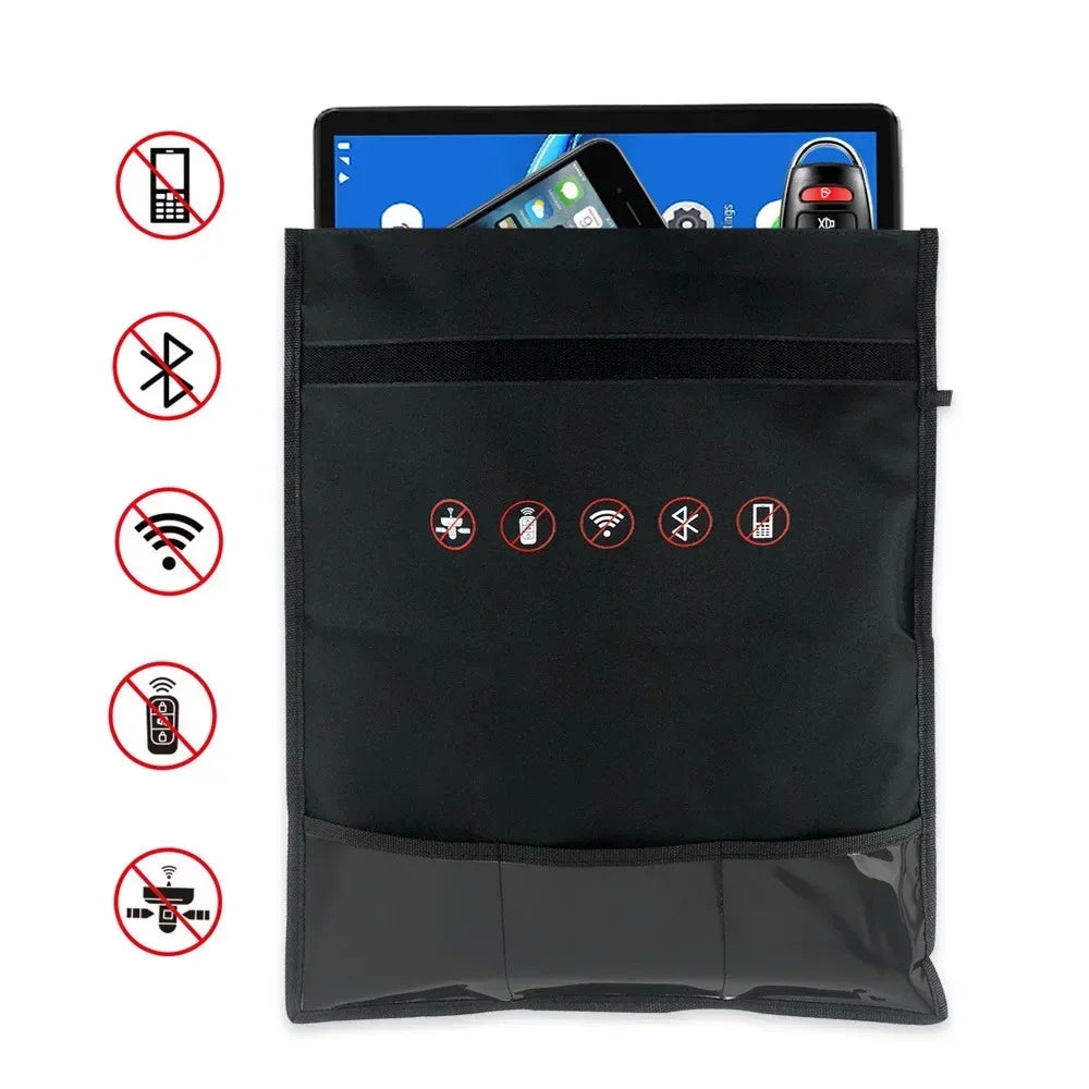 Mobile Phone Anti-radiation Signal Shielding Bag Signal Blocking Bag Faraday Cage Pouch Car Key Radiation Protection Storage Bag