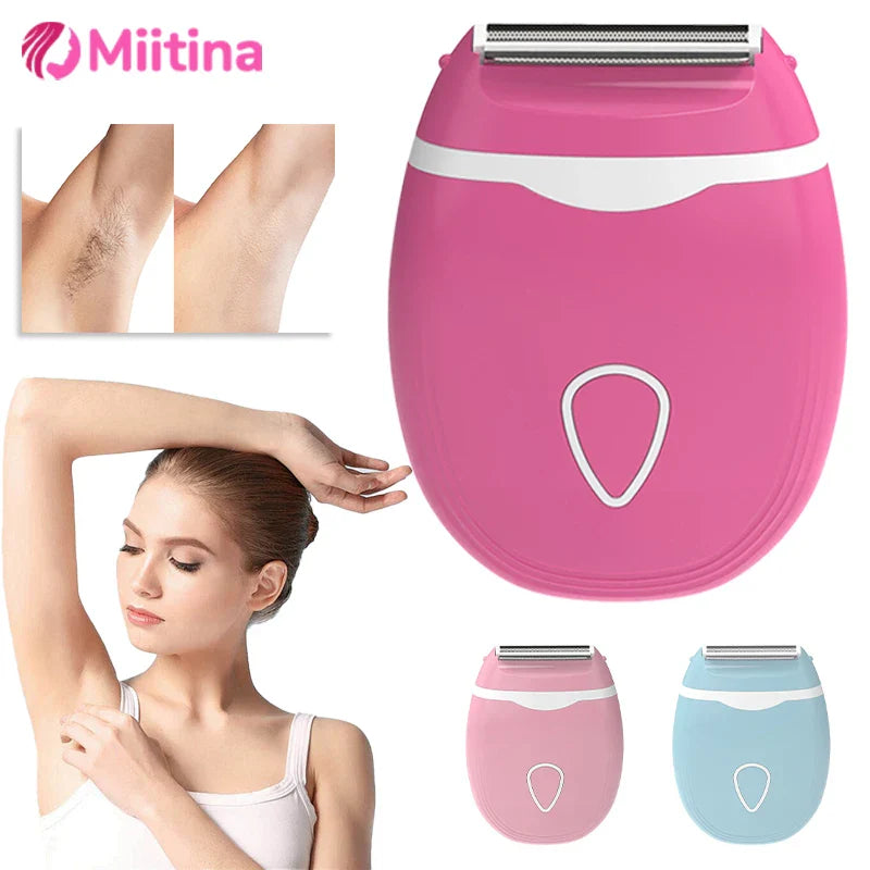 Electric Shaver For Women Electric Razor For Womens Bikini Legs Underarm Portable Trimmer Waterproof Without Black Spot SkinCare