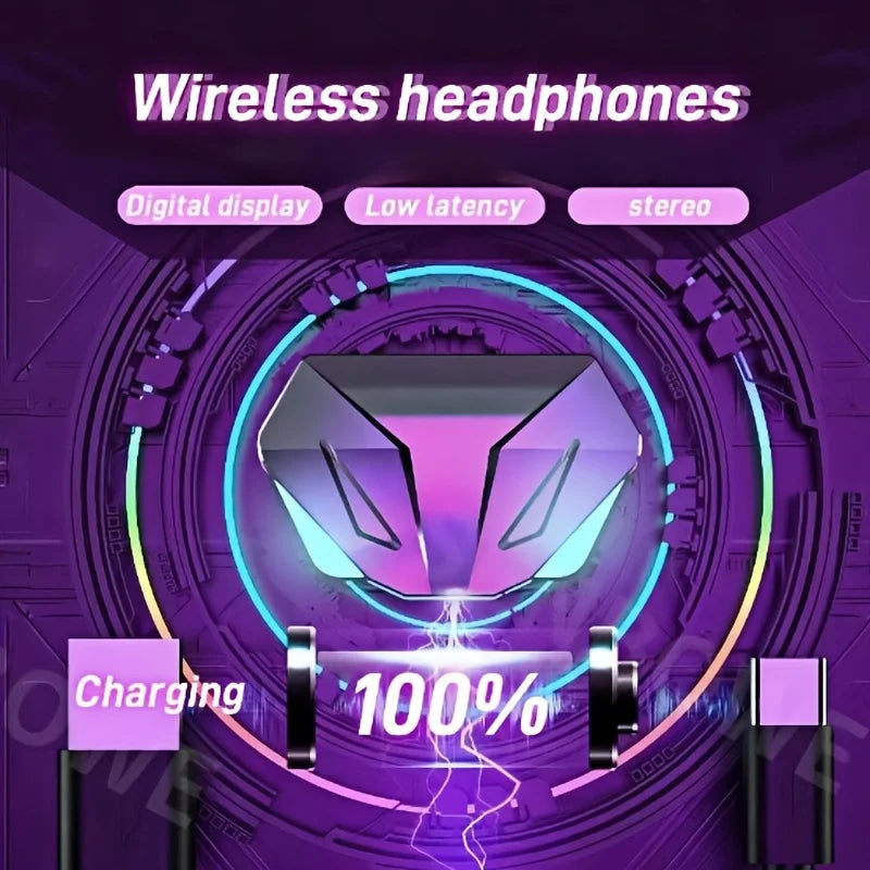 X15 TWS Gaming Earbuds Wireless Bluetooth Earphones With Mic Bass Audio Sound Positioning 9D Stereo Music HiFi Headset For Gamer