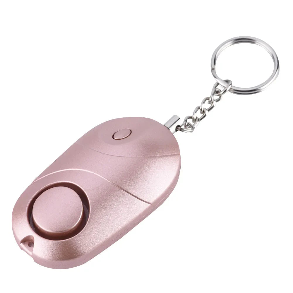 Personal Security Alarm Emergency Self Defense Alarm Keychain LED Light 130dB