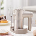 SUNATUR 400W wireless Hand Mixer charging DC Egg Cake Beater Cream Cookies Bakery electric handheld Kitchen blender machine