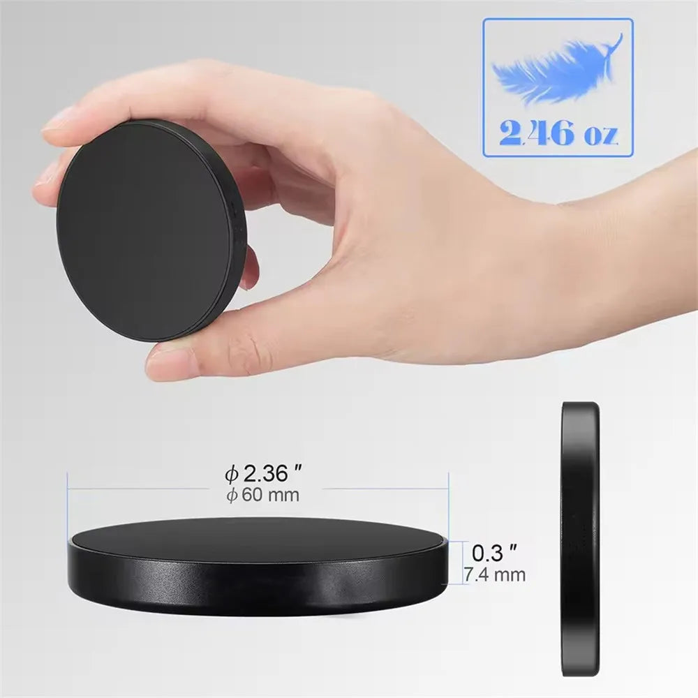 Magnetic Phone Holder for Magsafe to 1/4'' & 3/8'' Arri Holes Tripod Mount Adapter for iPhone Samsung Huawei Xiaomi Smartphone