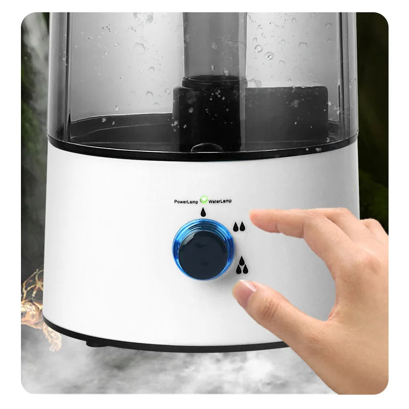 4000ML Ultrasonic Air Humidifier for Reptile Pet Lizard Tortoise Frog Mist Maker Fogger Amphibians Herps Terrariums Humidifier