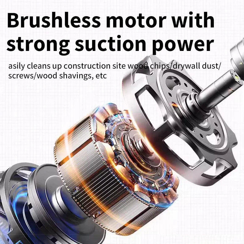 Makita Electric Vacuum Cleaner Handheld Cordless Vacuum Home Car Dual Use Portable High Power Cleaning Tool for Makita Battery