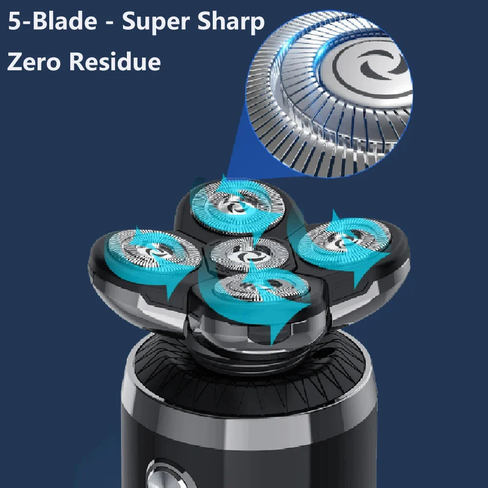 Electric Shaver For Men Shaver Facial Beard Trimmer Waterproof Electric Shaver Rechargeable shaver multi-purpose set