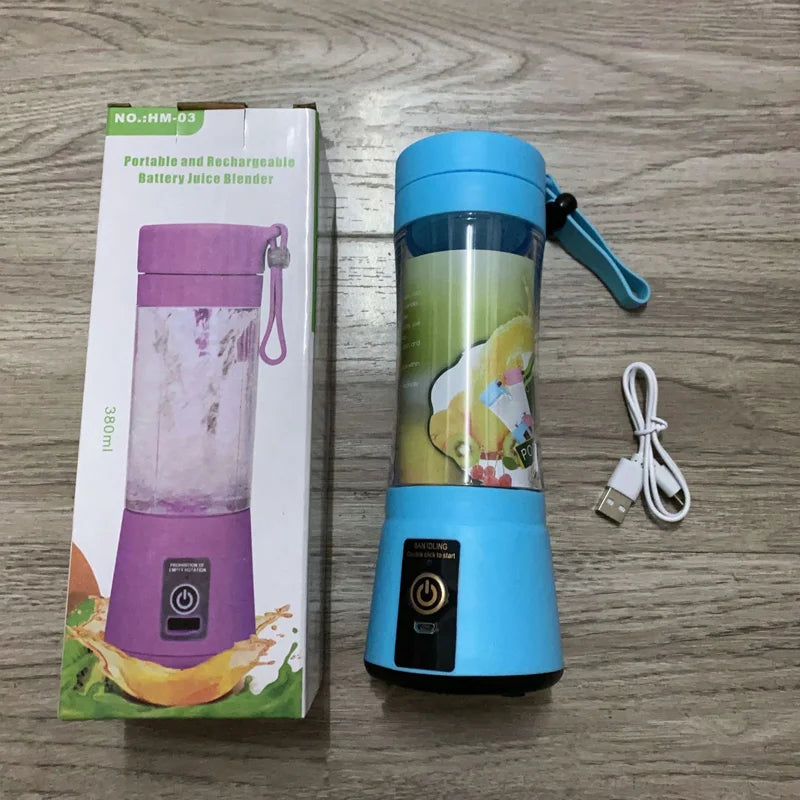 380ml household juice mixer mini electric juicer USB rechargeable smoothie shake mixer portable juicer household appliances