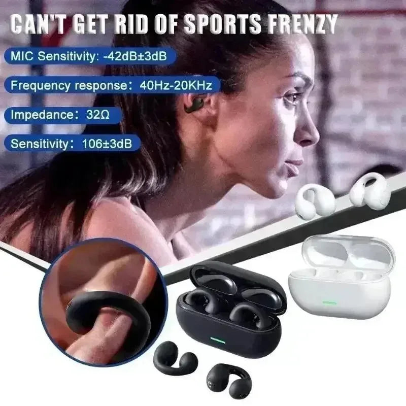 New Original T75 Bone Conduction Wireless Bluetooth Headphones Sports Earphones HiFi Sound Quality Waterproof TWS Headset