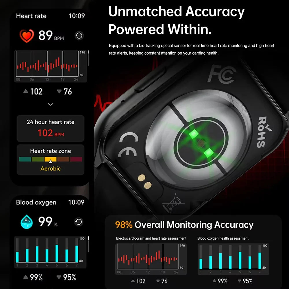 GPS Track Altimeter 1000mAh Battery IP68 Waterproof Heart Rate BT Call Sport Man Smartwatch New Outdoor Men Adult Smart Watch
