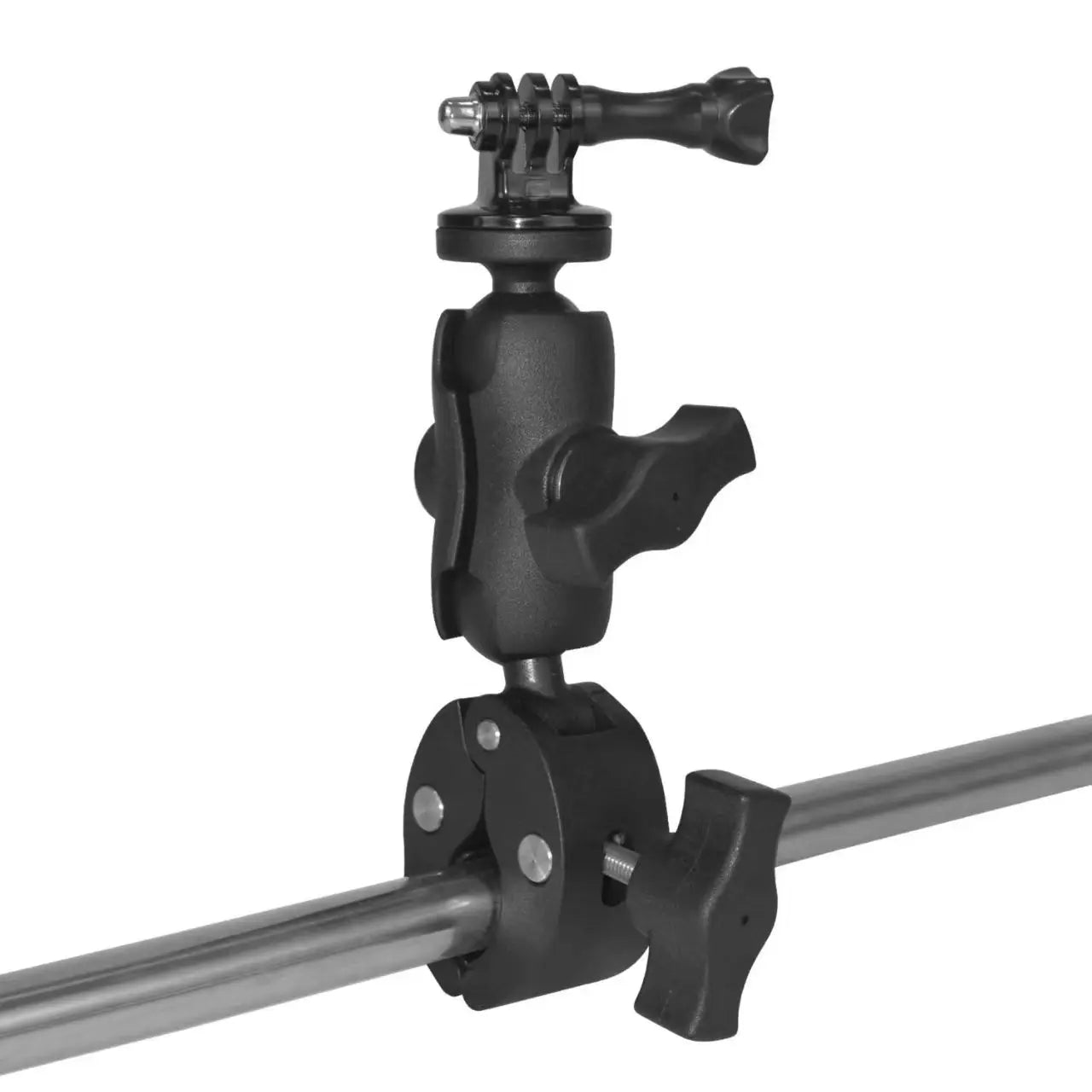 Panoramic sports camera motorcycle mount suitable for GoPro DJI Insta360 handlebar selfie stick fixing bracket accessories
