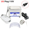 Ultrasonic Cleaner 35W High Frequency Ultrasonic Glasses Cleaning Machine for Jewelry Watches Denture Tool Ultrasonic Washing