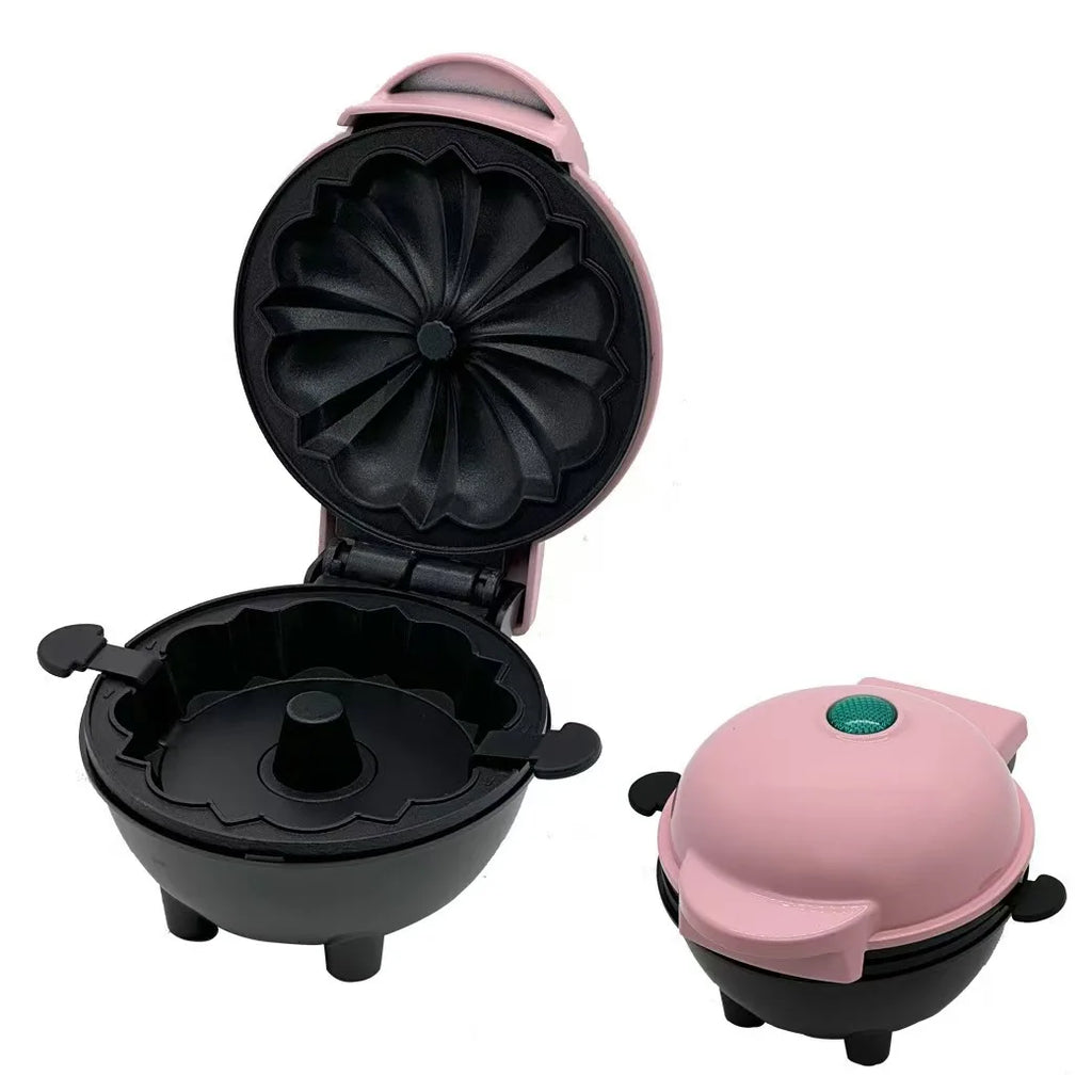 Portable Mini Cake Machine Heating Block Easy to Clean Breakfast Machine Suitable for Kitchen and Home